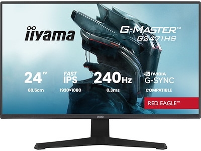 iiyama G-MASTER G2471HS-B1 computerskærm 60,5 cm (23.8") 1920 x 1080 pixel Fuld HD Sort
