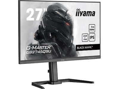 iiyama G-MASTER GB2745QSU-B2 computerskærm 68,6 cm (27") 2560 x 1440 pixel Wide Quad HD LED Sort