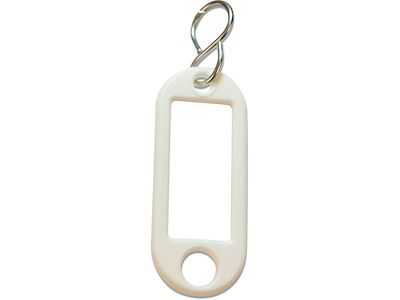 Nøglehænger, Hvid, 1 stk, Med S ring, Büngers