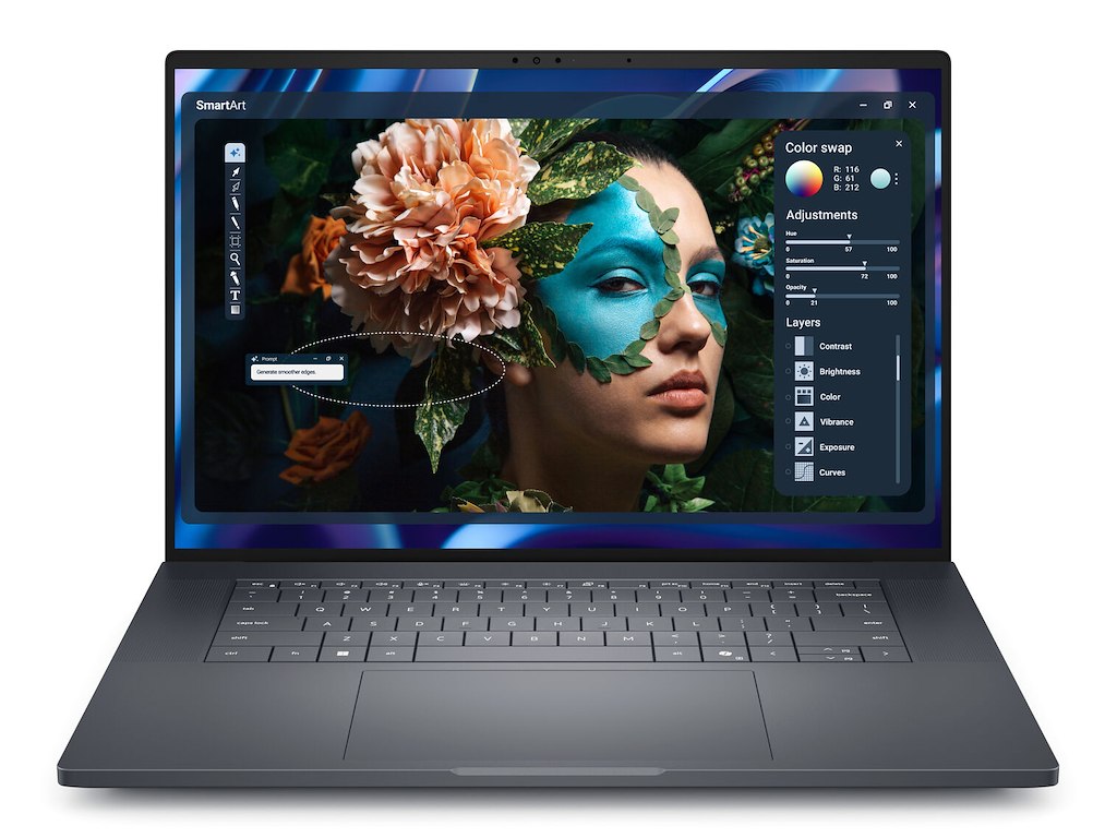 DELL Pro Precision 7 16 PW716260 Copilot+ PC Intel Core Ultra 7 366H Mobil workstation 40,6 cm (16") WUXGA 32 GB LPDDR5x-SDRAM 1 TB SSD NVIDIA RTX PRO 2000 Blackwell Wi-Fi 7 (802.11be) Windows 11 Pro Grå Nordisk