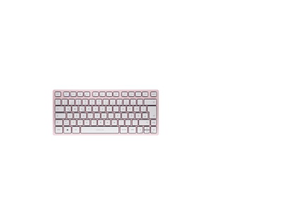CHERRY KW 7100 MINI BT tastatur Universel Bluetooth QWERTZ Tysk Lyserød
