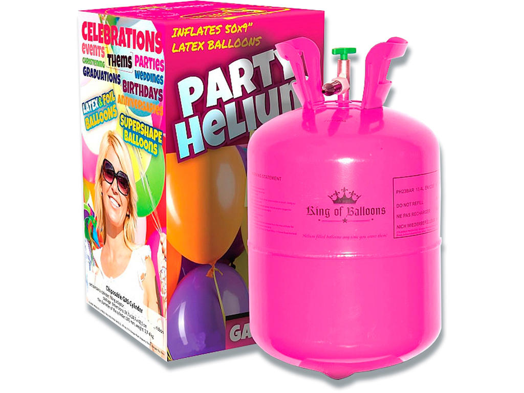 Helium flaske til heliumballoner 0,42 m3