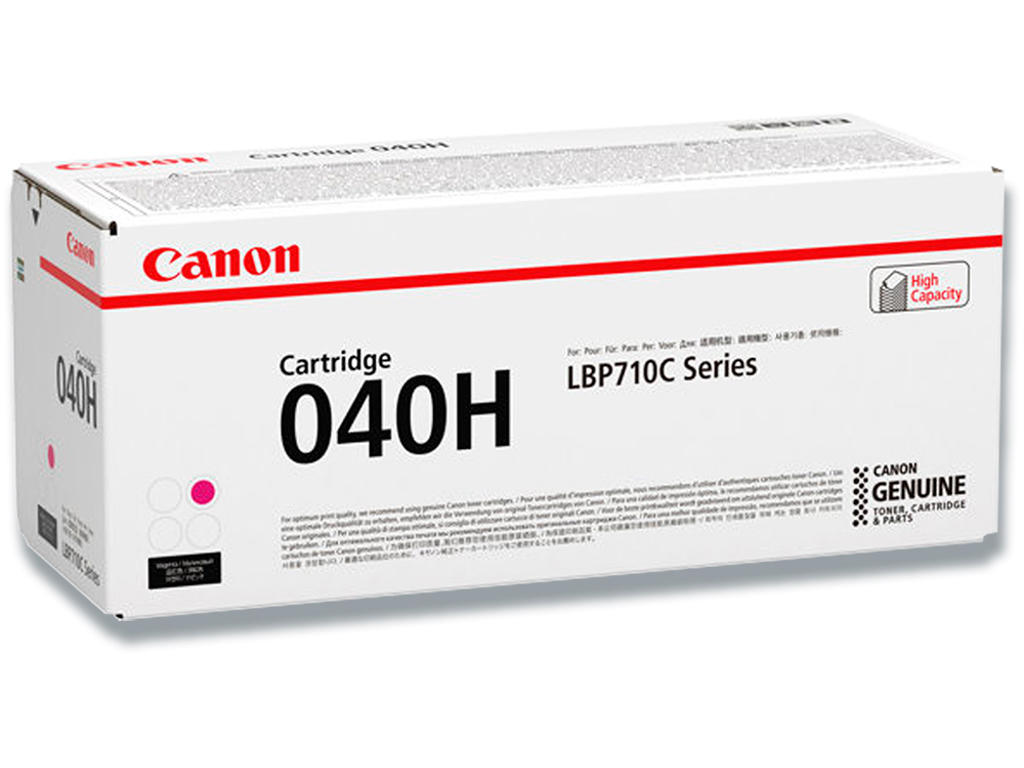 Toner, 040HM, Magenta-rød, 10.000 sider, Canon 0457C001
