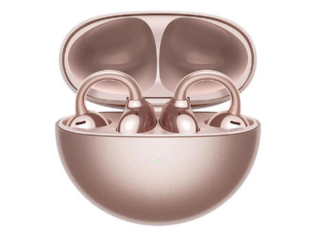 Huawei FreeClip Headset True Wireless Stereo (TWS) Ørekrog Opkald/musik USB Type-C Bluetooth Roseguld