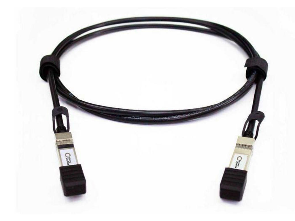 Lanview MO-C-QSFP-100G-CU1M InfiniBand og fiberoptisk kabel 1 m QSFP28 DAC Sort