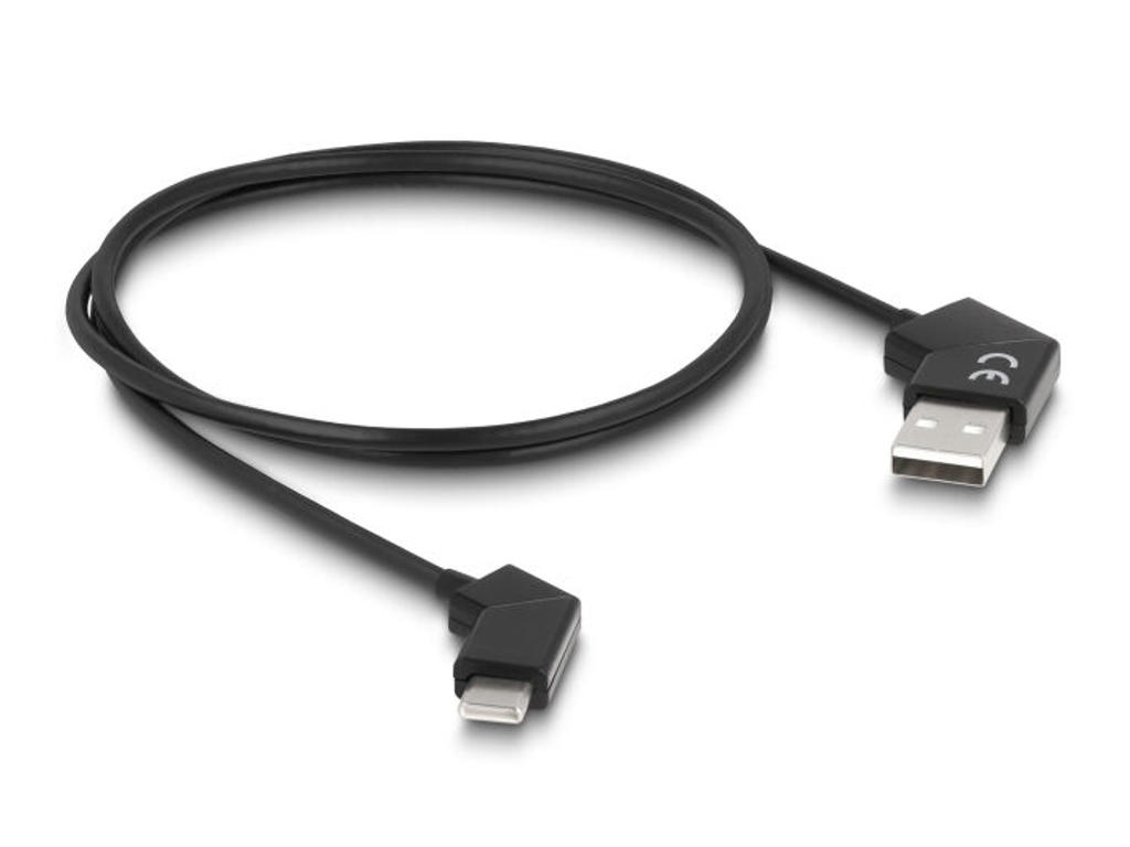 DeLOCK 80769 USB-kabel USB 2.0 1,2 m USB A USB C Sort