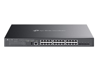 TP-Link SG5428XMPP network switch Managed L3 Gigabit Ethernet (10/100/1000) Power over Ethernet (PoE) Black