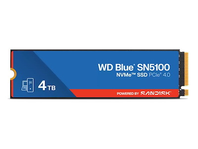 Western Digital WD Blue SN5100 4 TB M.2 PCI Express 4.0 NVMe QLC 3D NAND