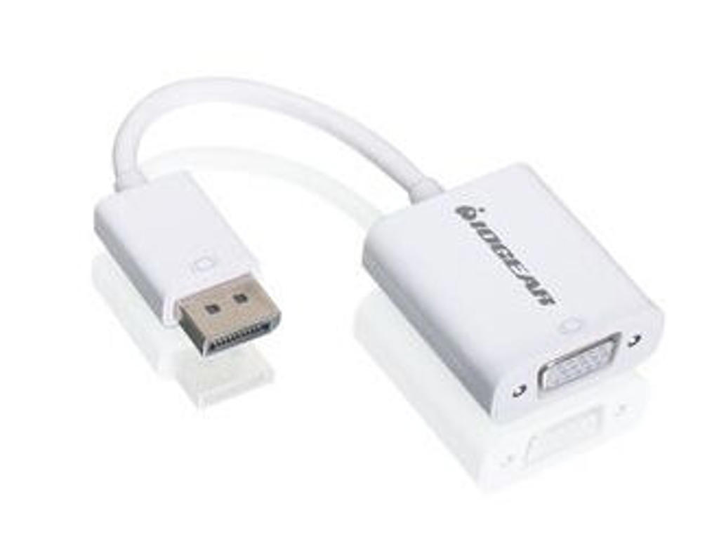 iogear DisplayPort - VGA VGA (D-Sub) Hvid
