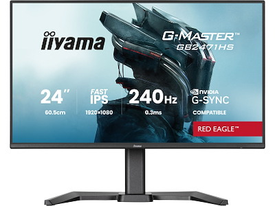 iiyama G-MASTER GB2471HS-B1 computerskærm 60,5 cm (23.8") 1920 x 1080 pixel Fuld HD Sort