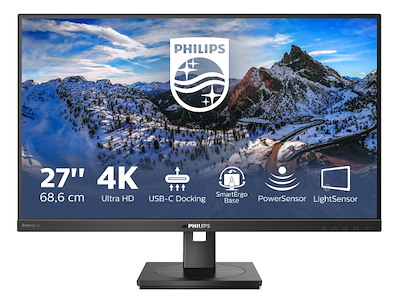 Philips 279P1/00 computerskærm 68,6 cm (27") 3840 x 2160 pixel 4K Ultra HD LED Sort