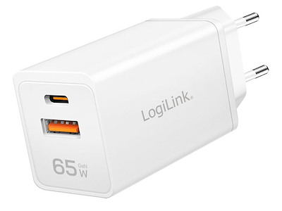 LogiLink PA0371 oplader til mobil enhed Universel Hvid Vekselstrøm Hurtig opladning Indendørs