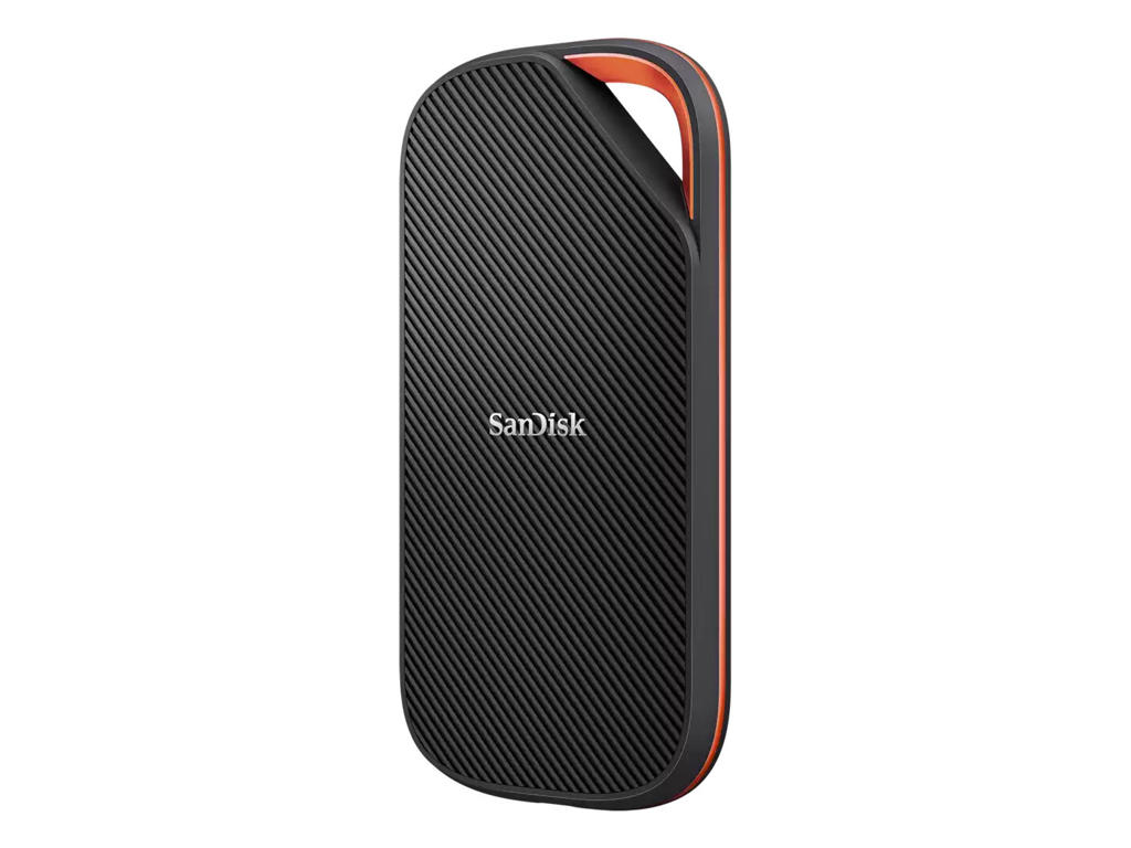 SanDisk Extreme Pro Thunderbolt-teknologi 2 TB USB Type-C USB4 Gen 3x2 Sort