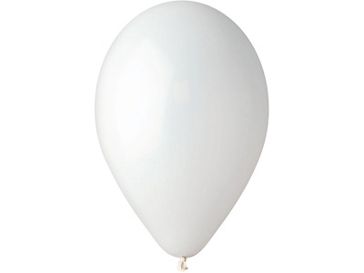 Balloner, Rund, Hvid, 100 stk, Viborg Ballon