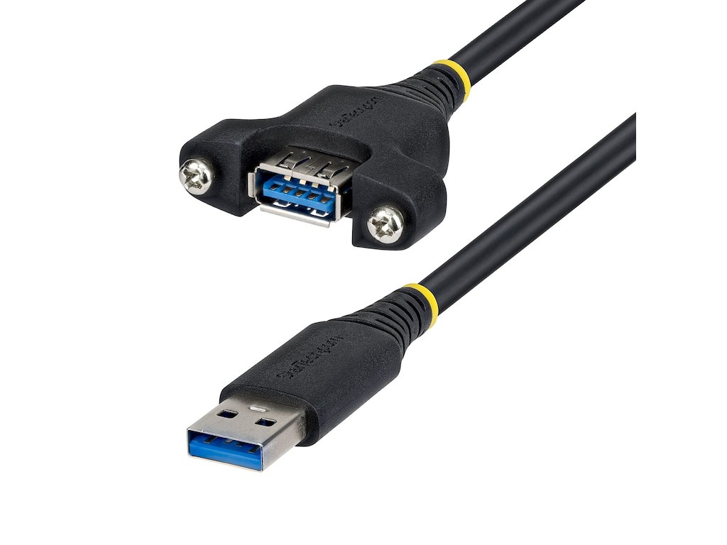 StarTech.com USBPNLAFAM2M USB-kabel USB 3.2 Gen 1 (3.1 Gen 1) 2 m USB A 5 Gbit/sek. Sort