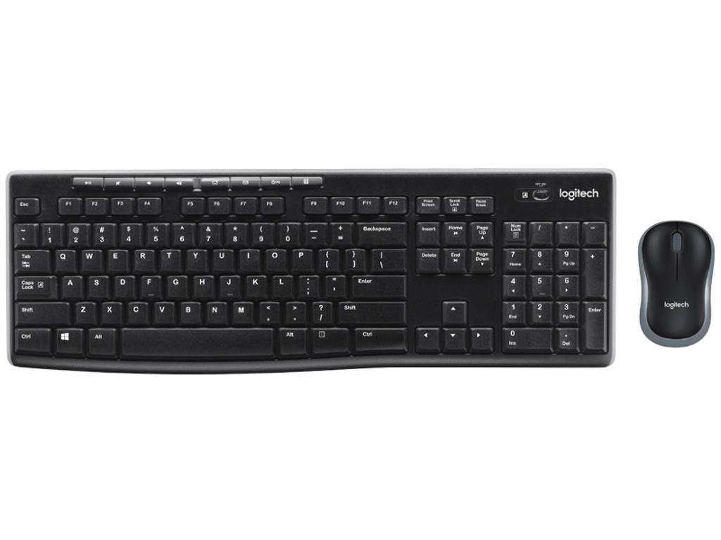 Logitech tastatur og mus MK270 UK Wireless