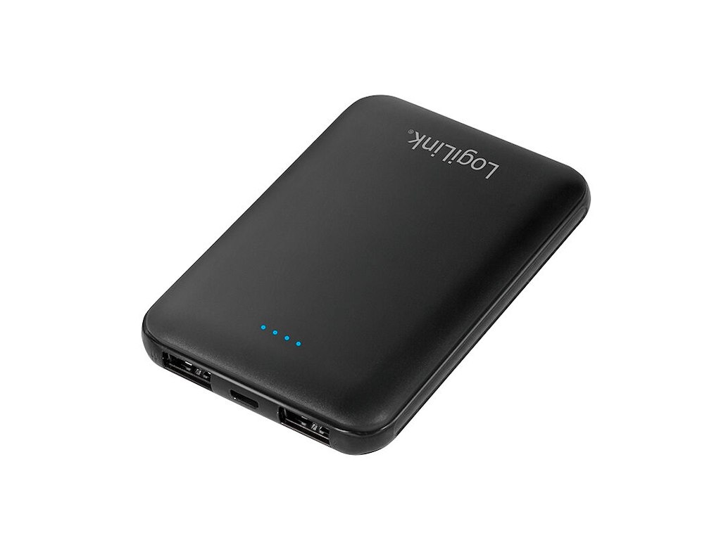 LogiLink PA0202 powerbank Lithium polymer (LiPo) 5000 mAh Sort