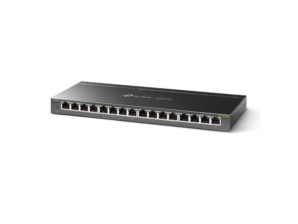 TP-Link TL-SG116E Ikke administreret L2 Gigabit Ethernet (10/100/1000) Sort