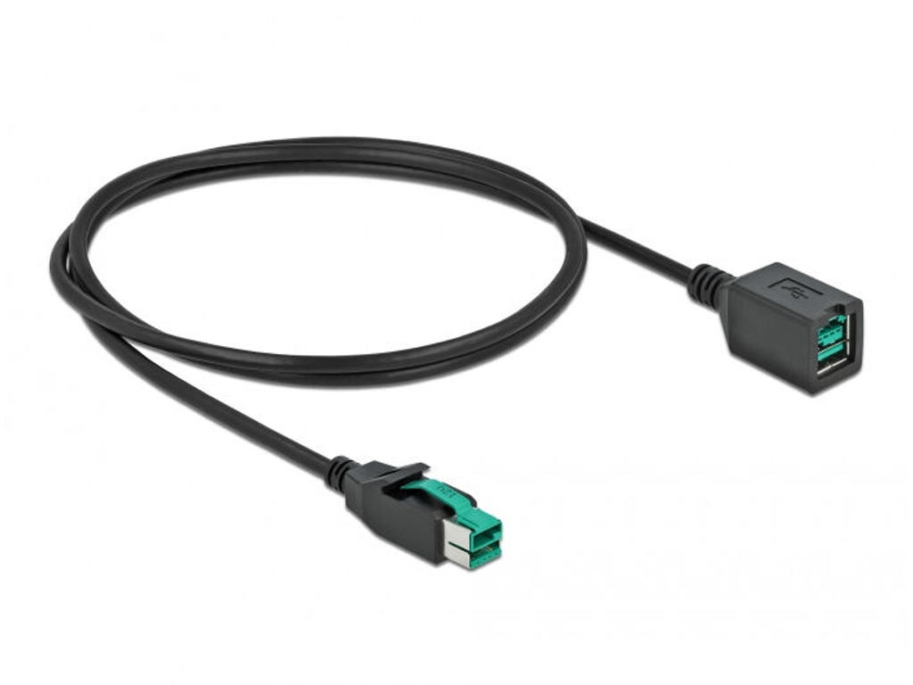 DeLOCK 85980 USB-kabel 1 m Sort