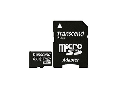 Transcend 4 GB microSDHC Klasse 4
