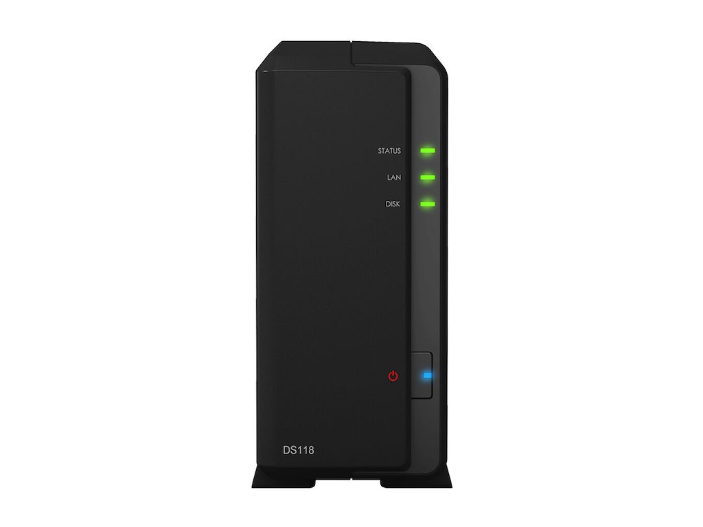 Synology DiskStation DS118 NAS Kompakt Realtek RTD1296 1 GB DDR4 4 TB HDD DiskStation Manager Sort