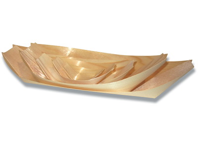 Træbåd, Fyrrespån, 17 cm, 100 stk, 