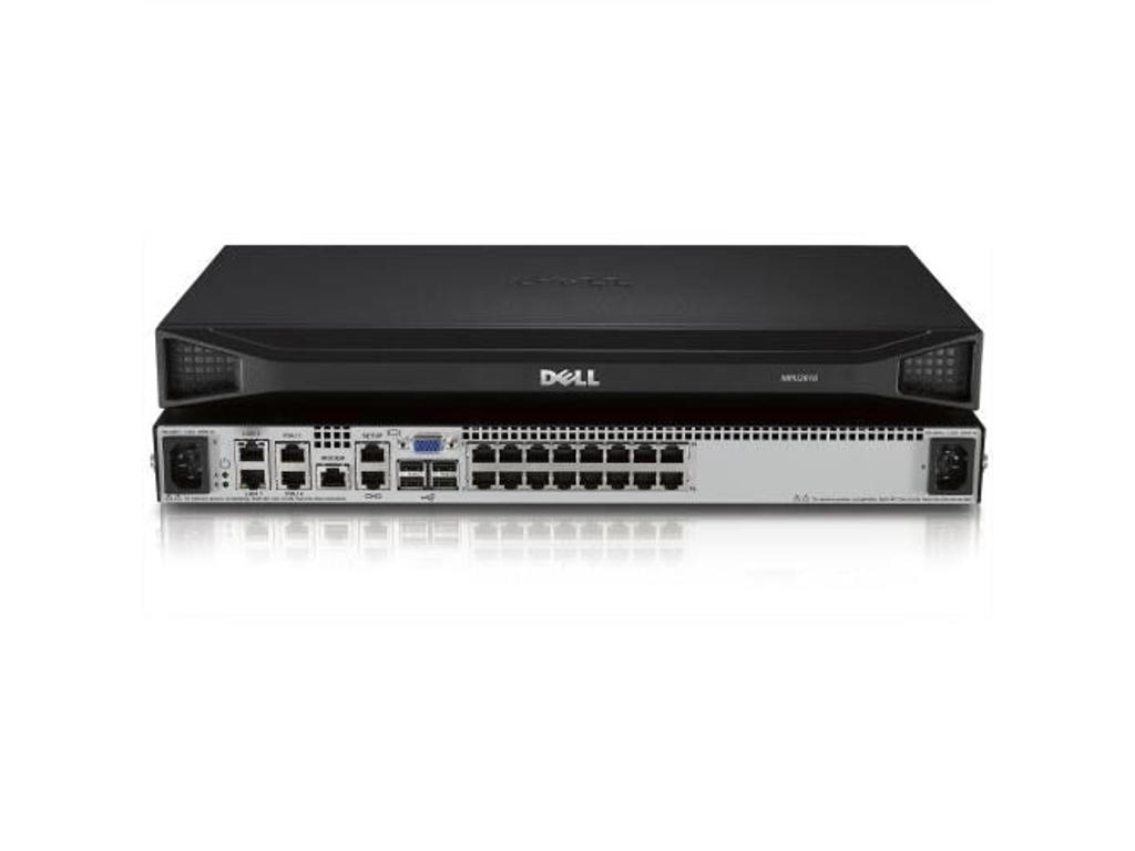 DELL DMPU2016-G01 KVM Switch Stativ-montering Sort, Grå