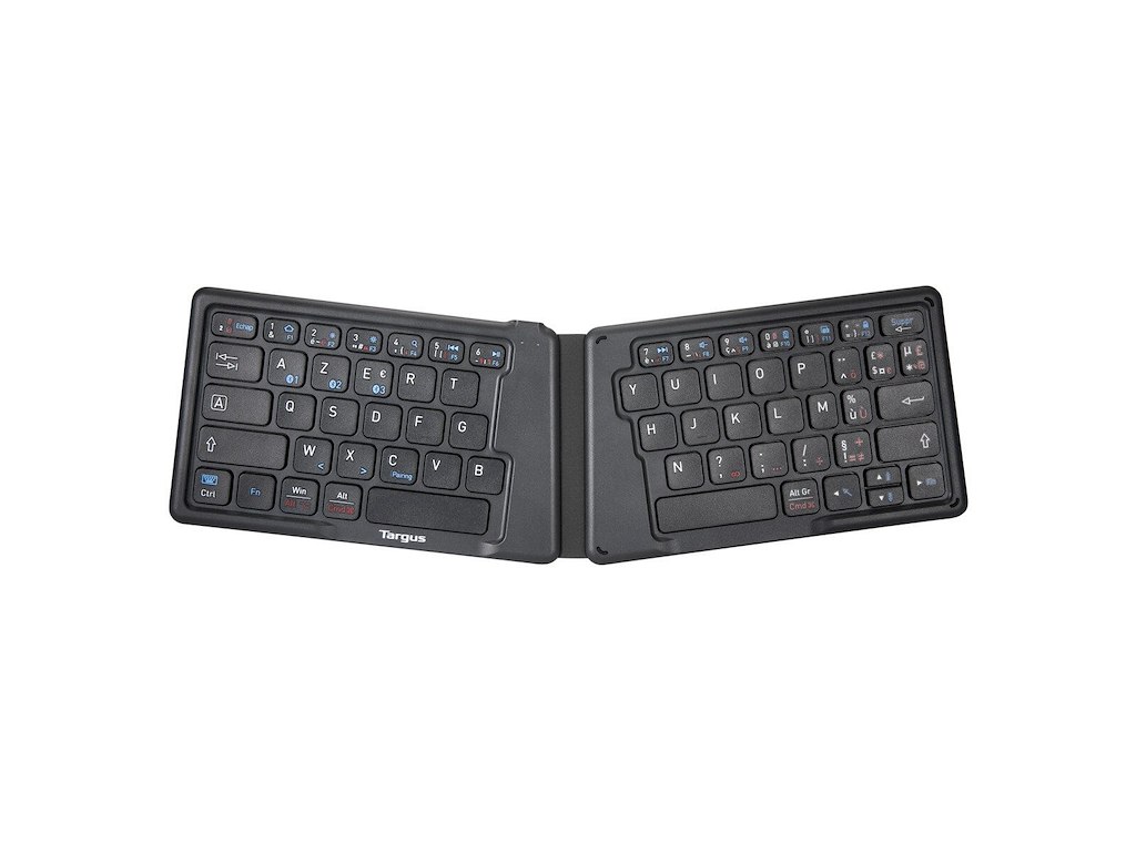 Targus AKF003FR tastatur Universel Bluetooth AZERTY Fransk Sort
