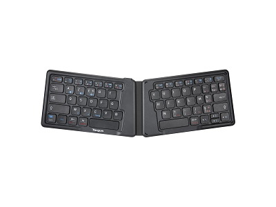 Targus AKF003FR tastatur Universel Bluetooth AZERTY Fransk Sort