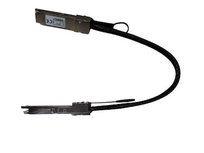 Nvidia 930-51986-0000-000 InfiniBand og fiberoptisk kabel 0,4 m QSFP DAC Sort