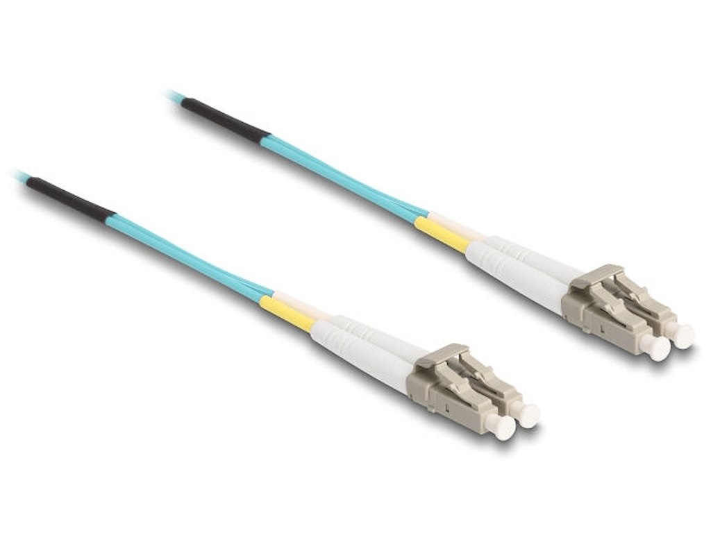 DeLOCK 80150 InfiniBand og fiberoptisk kabel 25 m 2x LC MMF Turkisfarve