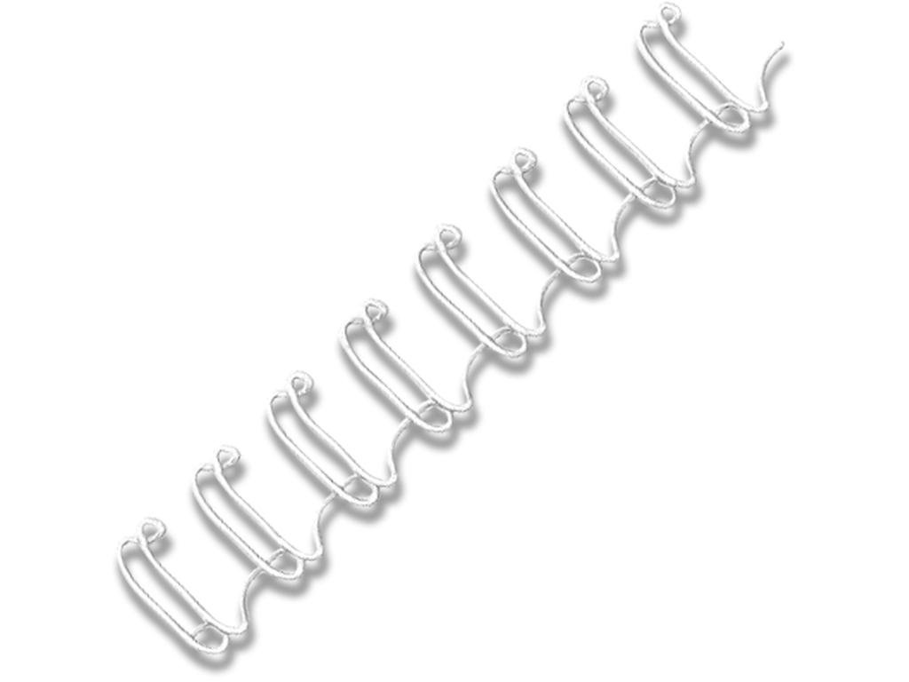 Indbindings spiraler, Metal wire, 14 mm, Hvid, Fellowes 