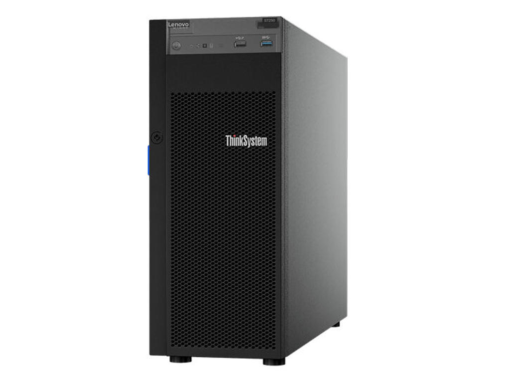 Lenovo ThinkSystem ST250 server 0 GB Tårn (4U) Intel Xeon E E-2144G 3,6 GHz 16 GB DDR4-SDRAM 550 W