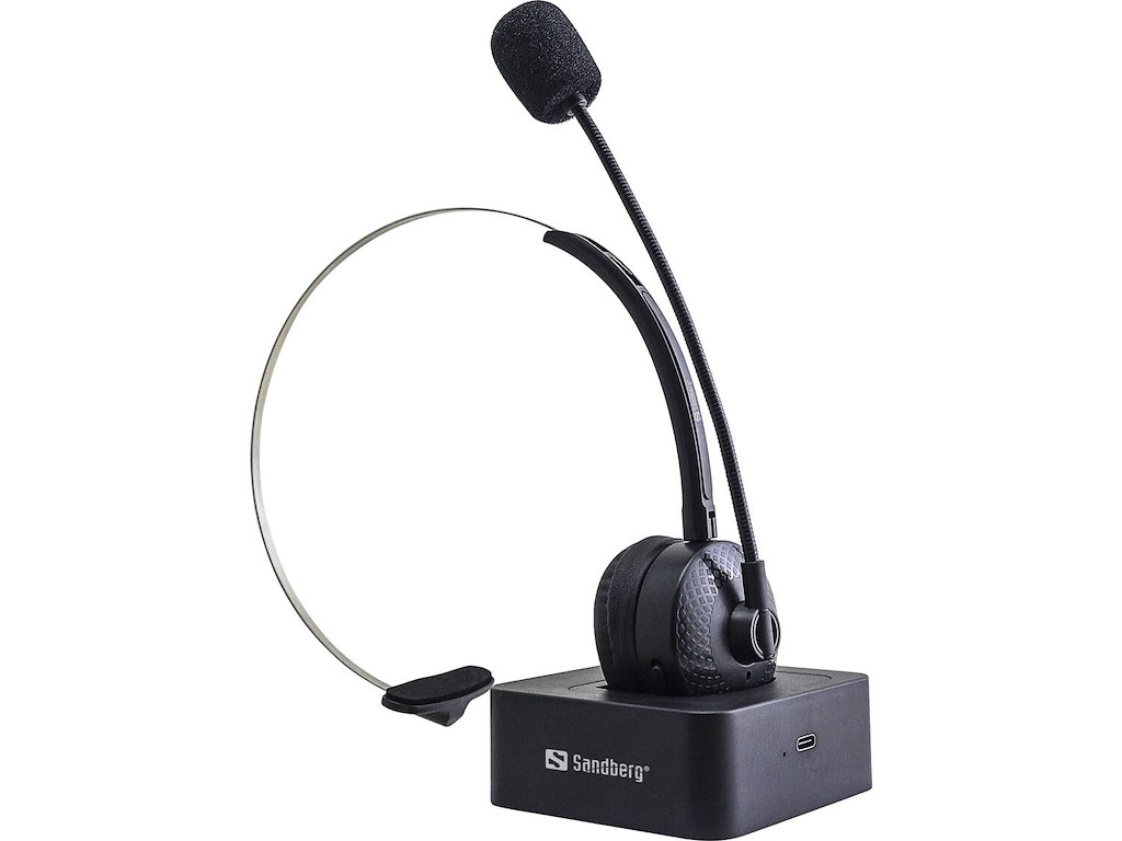 Sandberg Wireless Headset Mono + Dock