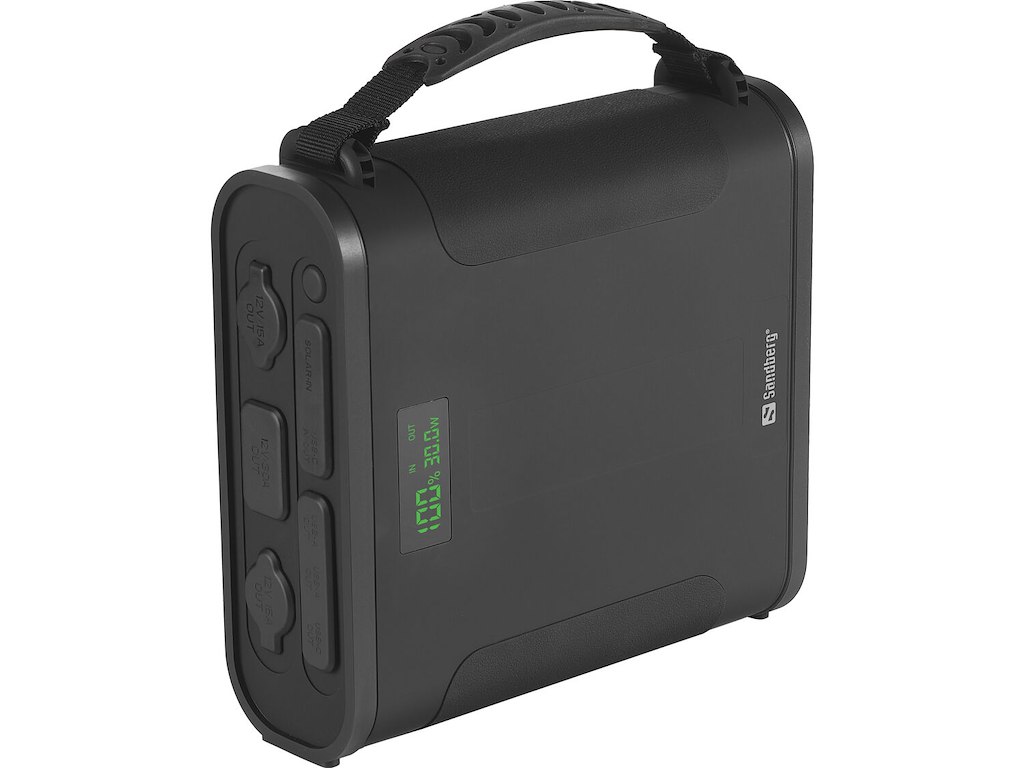 Sandberg 421-37 powerbank Lithium jern fosfat (LiFePO4) 144000 mAh Sort