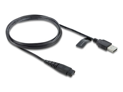 DeLOCK 90987 el-ledning Sort 1,2 m USB A 2-polet