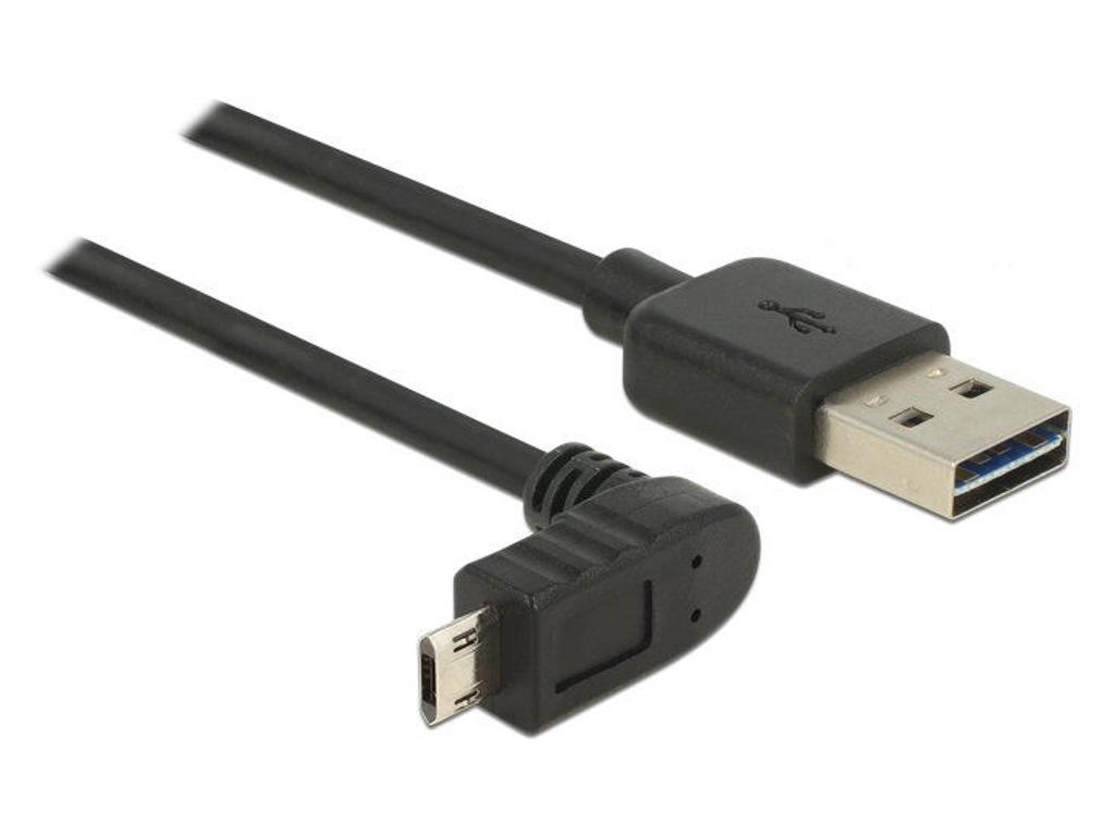 DeLOCK 83857 USB-kabel USB 2.0 3 m USB A Micro-USB B Sort
