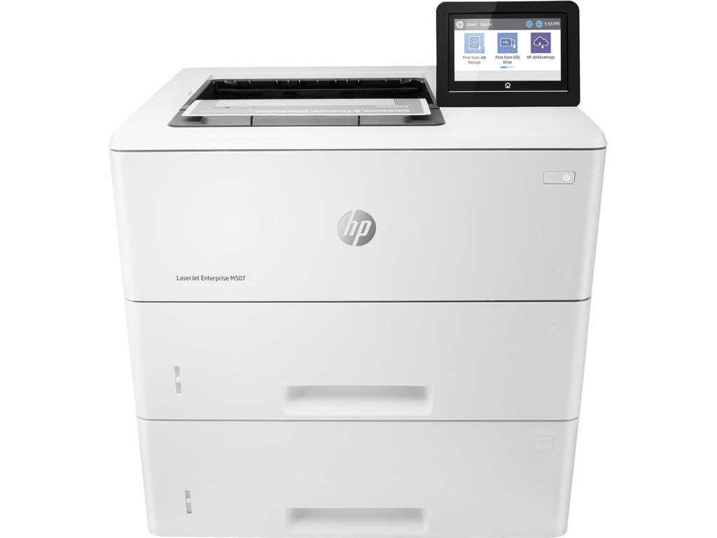 HP LaserJet Enterprise M507x Trådløst Sort og hvid Printer, Dupleks