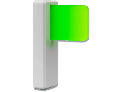 Busylight, "Forstyr ikke" lampe, Hvid, Inkl. 1.5 m USB kabel, Luxafor FLAG 2