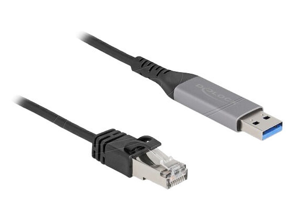 DeLOCK 60756 networking cable Anthracite, Black 2 m