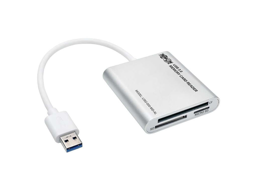 Tripp Lite U352-000-MD-AL kortlæser USB 3.2 Gen 1 (3.1 Gen 1) Type-A Sølv