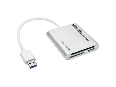 Tripp Lite U352-000-MD-AL kortlæser USB 3.2 Gen 1 (3.1 Gen 1) Type-A Sølv