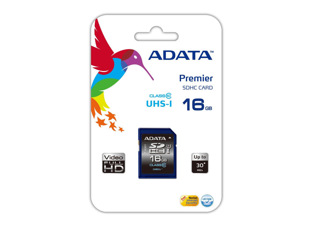 ADATA Premier SDHC UHS-I U1 Class10 16GB Klasse 10