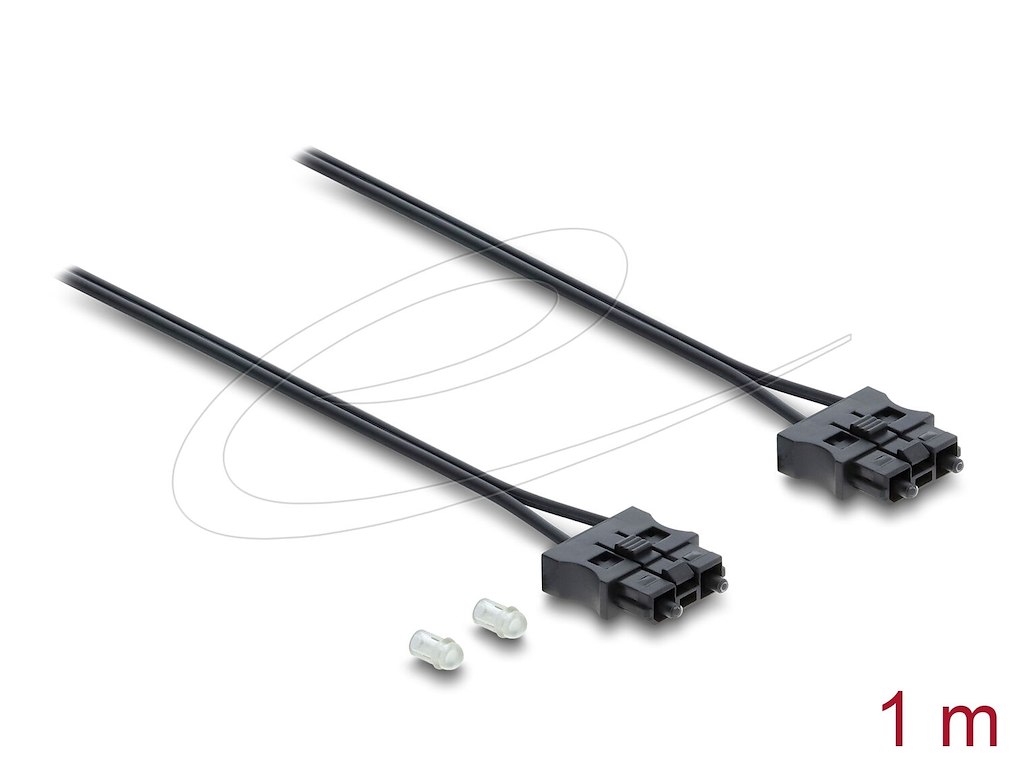 DeLOCK 91045 kabel kønsskifter Servo Sort