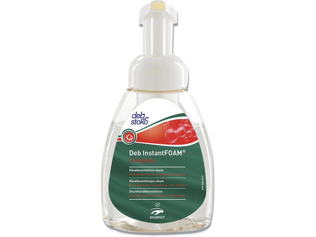 Hånddesinfektion, Skum, 250 ml, Flaske med pumpe, SCJ Professional InstantFOAM 80%