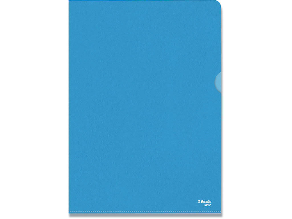 Plastomslag, A4, 100 stk, 0.115 mm, Esselte Blå