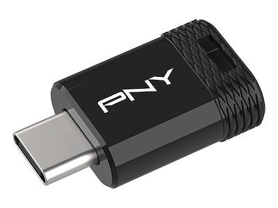PNY Elite-X USB-nøgle 128 GB USB Type-C 3.2 Gen 1 (3.1 Gen 1) Sort