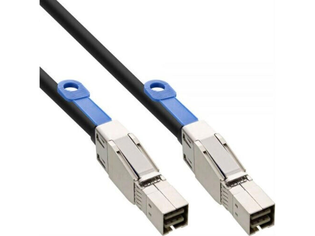 DELL 56R7M Serial Attached SCSI (SAS)-kabel 2 m Sort, Metallic