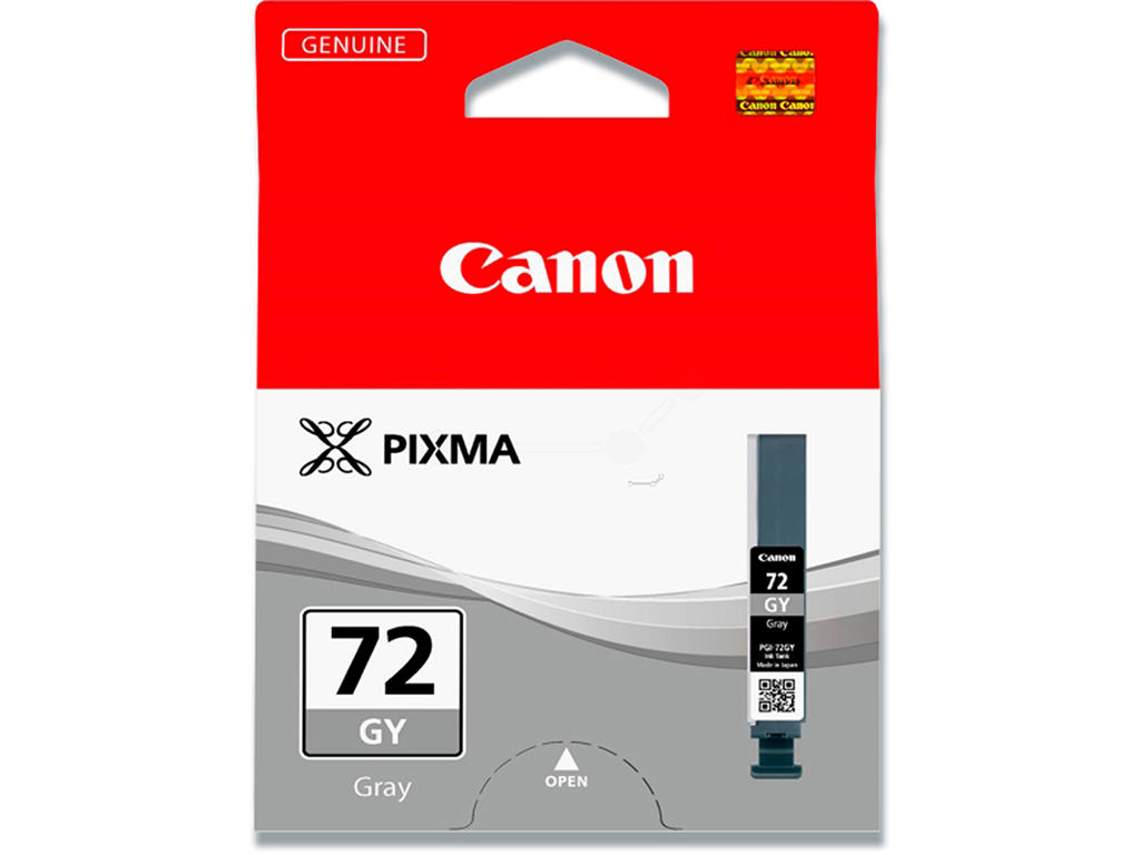 Blækpatron, 1 stk, Grey-grå, 14 ml, Canon PGI-72