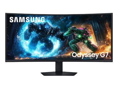 Samsung G75F computerskærm 101,6 cm (40") 5120 x 2160 pixel WUHD LCD Sort